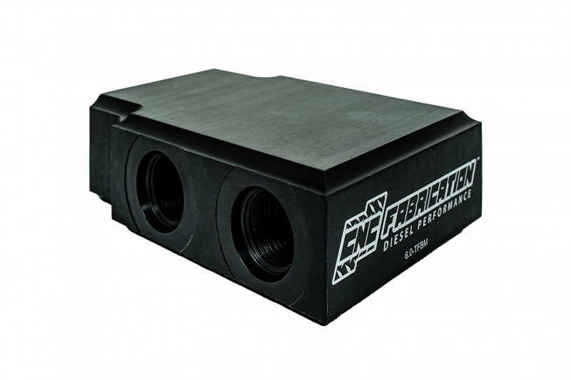 6.0L 03-04 In-line Transmission Filter By-pass Manifold CNC Fabrication