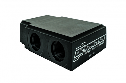 6.0L 03-04 In-line Transmission Filter By-pass Manifold CNC Fabrication