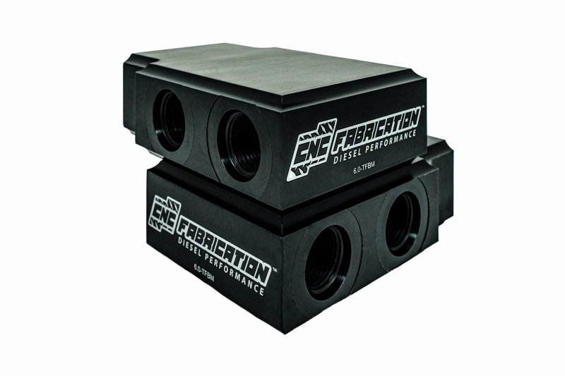 6.0L 03-04 In-line Transmission Filter By-pass Manifold CNC Fabrication