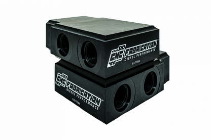 6.0L 03-04 In-line Transmission Filter By-pass Manifold CNC Fabrication