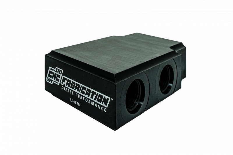 6.0L 03-04 In-line Transmission Filter By-pass Manifold CNC Fabrication