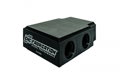6.0L 03-04 In-line Transmission Filter By-pass Manifold CNC Fabrication