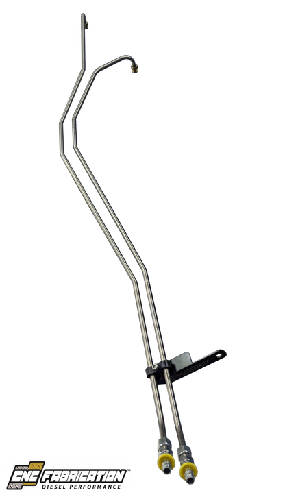 98.5-03 7.3L 4R100 Transmission Cooler Line Kit w/ 1/2" Barbs CNC Fabrication