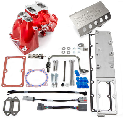 Monster-Ram Intake System for 07.5-12 Dodge Ram 2500/3500 6.7L Cummins Red Powdercoat Banks Power