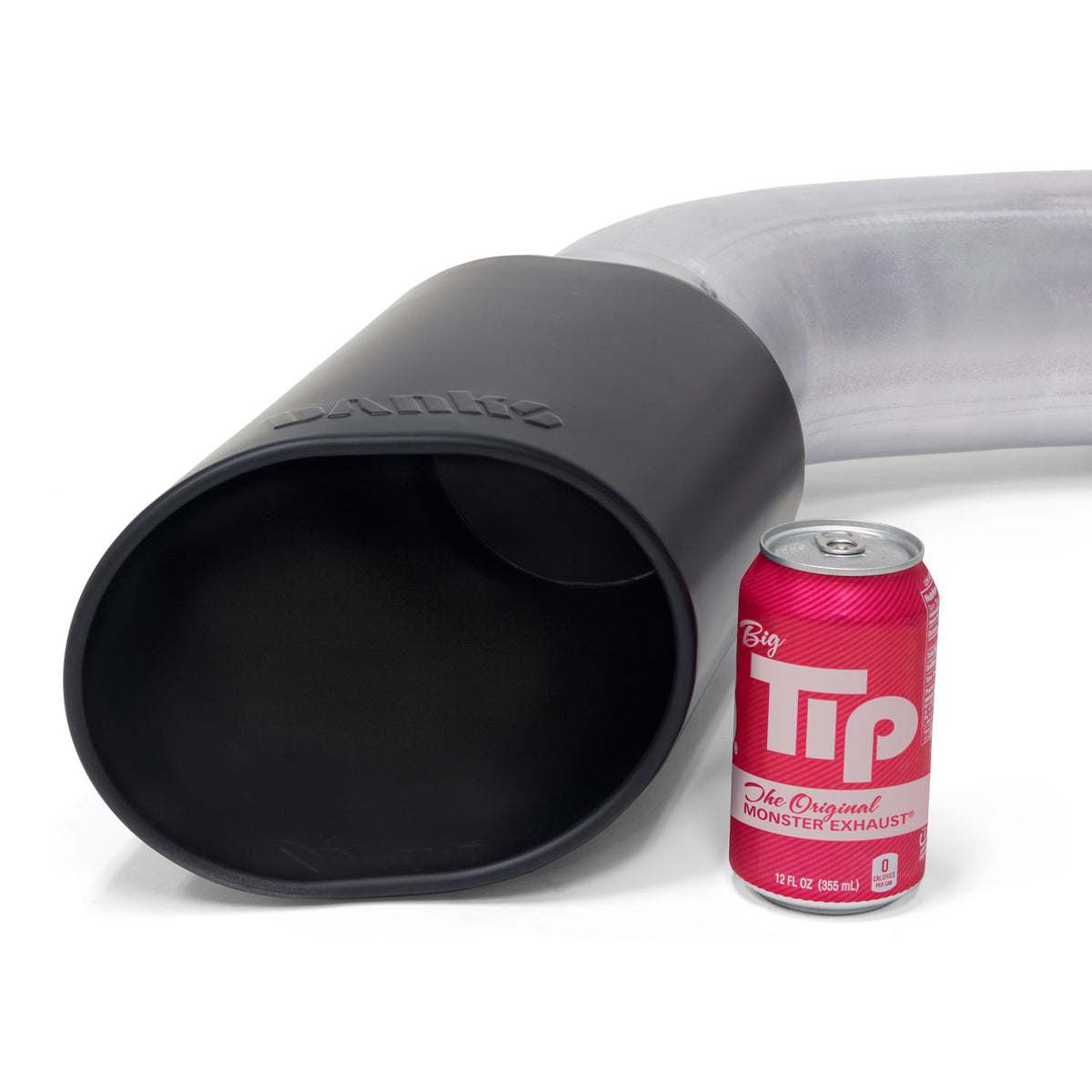 Monster Exhaust System 5-inch Single Exit Black Tip 2017-Present Chevy/GMC 2500/3500 Duramax 6.6L L5P Banks Power