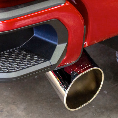 Monster Exhaust System 5-inch Single Exit Chrome Tip 2020-2022 Chevy/GMC 2500/3500 Duramax 6.6L L5P Banks Power