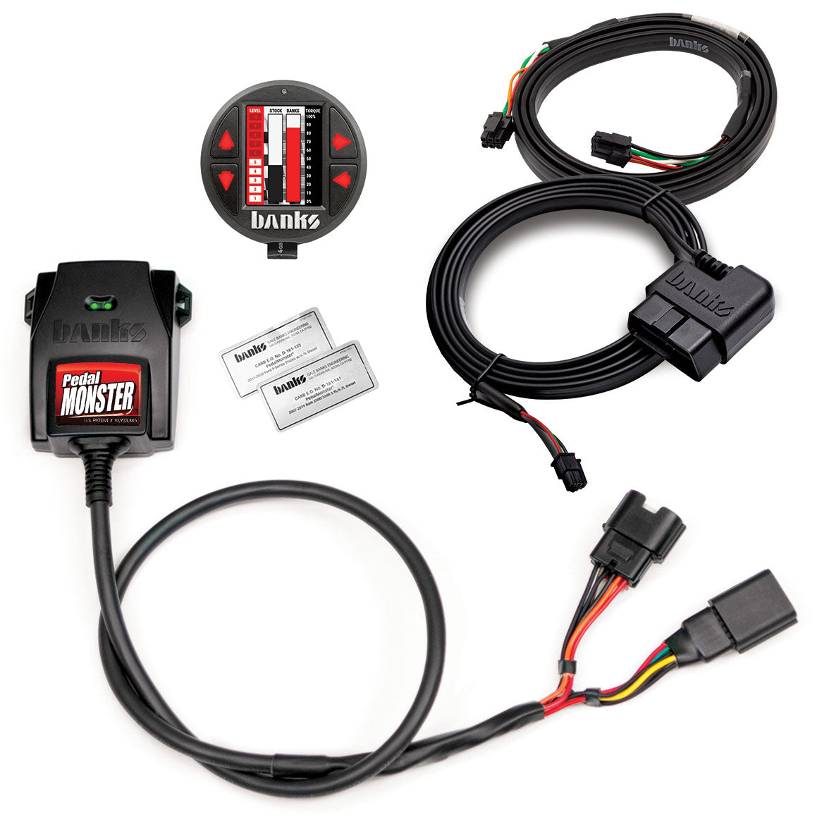 PedalMonster Throttle Sensitivity Booster, Standalone and iDash Kits for 07-19 Ram 2500/3500 11-20 Ford F-Series 6.7L Banks Powe