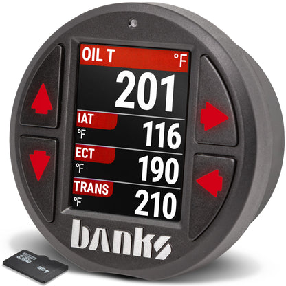 iDash Data Pro for use with OBDII CAN bus vehicles Expansion Gauge Banks Power