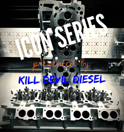 KDD CNC Ported ICON Series Aluminum O-Ringed 6.0 Cylinder Heads