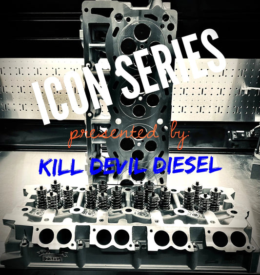 KDD CNC Ported ICON Series Aluminum O-Ringed 6.0 Cylinder Heads