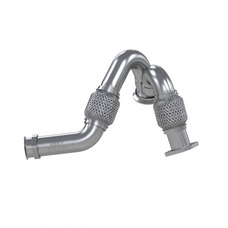 MBRP 2003 2007 Ford 6.0L Powerstroke Aluminized Steel Replacement Turbo Up-Pipe; Carb EO # D-763-3 FAL2313