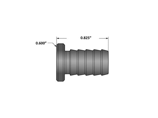 3/8 Inch Billet Aluminum Universal Block Off Plug Fleece Performance