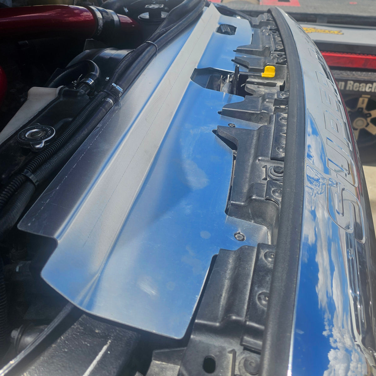 2011 to 2016 6.7L Powerstroke Blessed Performance HD Aluminum Air Deflector