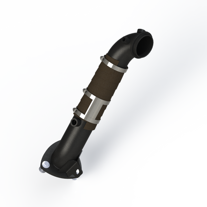 3 Inch Turbo Charger Down Pipe For 15-16 Silverado/Sierra Duramax 2500/3500 Carb EO Num. D-763-2 MBRP
