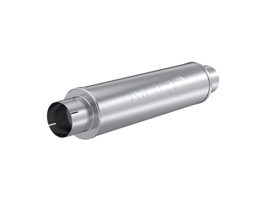 4 Inch Inlet/Outlet Quiet Tone Exhaust Muffler 24 Inch Body 6 Inch Diameter 30 Inch Overall MBRP