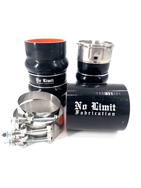 No Limit Fabrication Complete Hot Side Boot Kit for 2011 - 2026, 6.7 PowerStroke