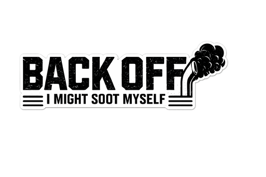 Back Off Sticker