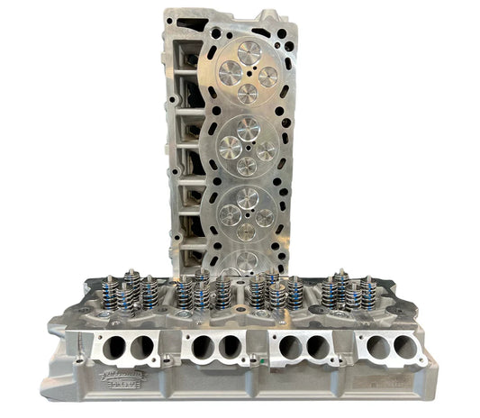KDD ICON Series Aluminum 0-Ringed 6.4 Cylinder Heads - Street Port
