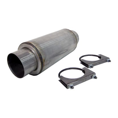 Universal Muffler Exhaust Resonator 4 Inch Inlet/Outlet Armor Lite Series MBRP