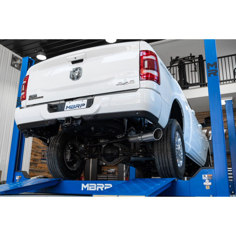 2014-2021 Ram 2500/3500 Pro Series T304 Stainless Steel 4 Inch Cat Back Single Side Exit Exhaust System MBRP