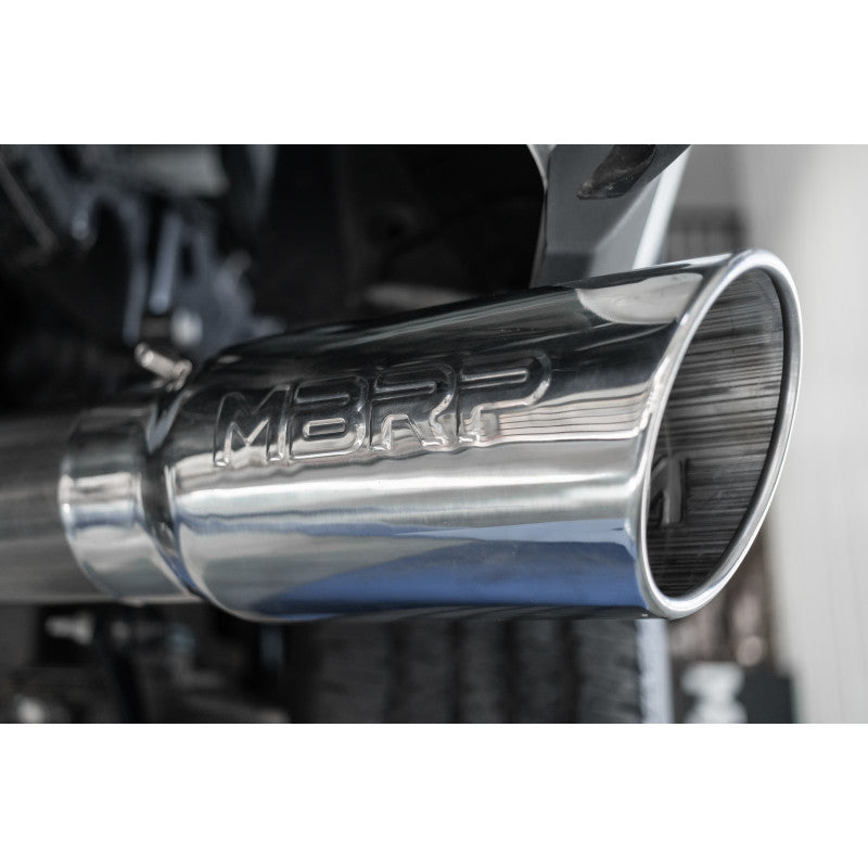 2014-2021 Ram 2500/3500 Installer Series Aluminized Steel 4 Inch Cat Back Single Side Exit Exhaust System MBRP
