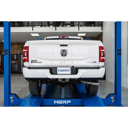 2014-2021 Ram 2500/3500 Installer Series Aluminized Steel 4 Inch Cat Back Single Side Exit Exhaust System MBRP