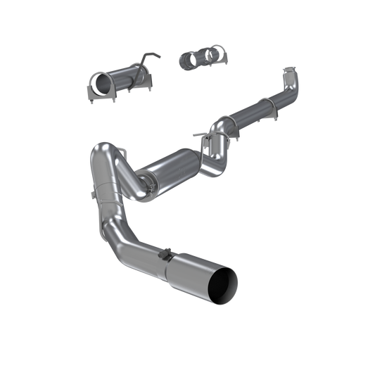 4 Inch Single Side Exhaust Pipe For 01-07 Silverado/Sierra 2500/3500 Duramax Extended/Crew Cab MBRP