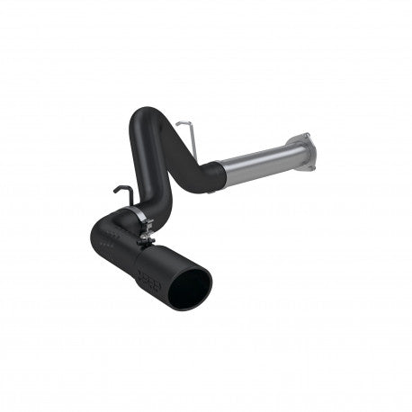 MBRP 2007 2010 Chevrolet GMC 2500 3500 Duramax All LMM Black-Coated Aluminized Steel 4 Filter Back Single Side S6026BLK