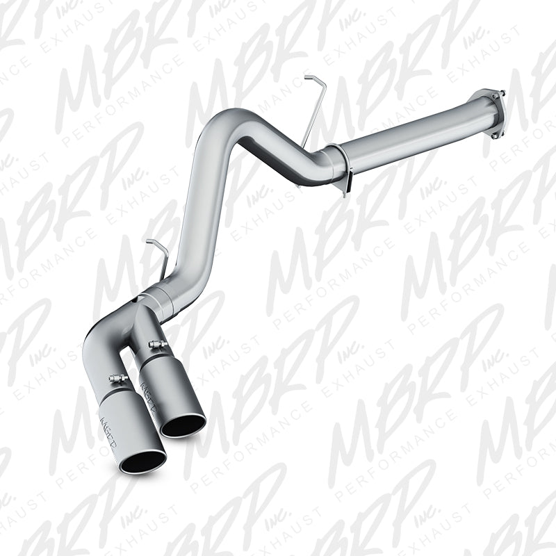 MBRP 2007 2010 Chevrolet GMC 2500 3500 4 Filter Back Dual Outlet Single Side AL S6027AL