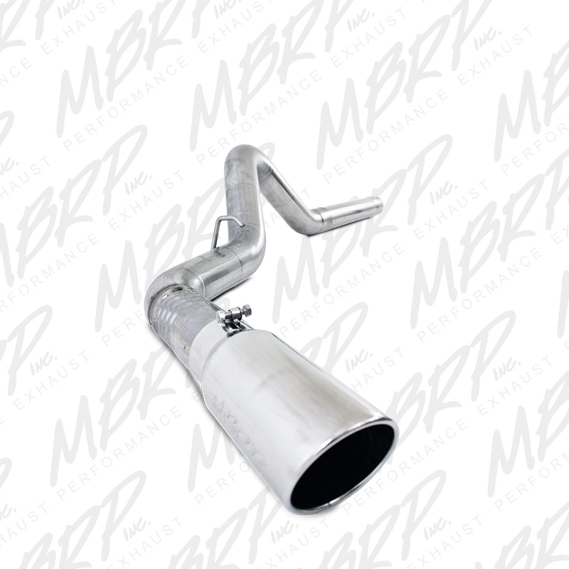 MBRP 2011 2014 Chevrolet GMC 2500 3500 Duramax 6.6L 4 Filter Back Single Side Turbo Down Pipe T409 S6050409