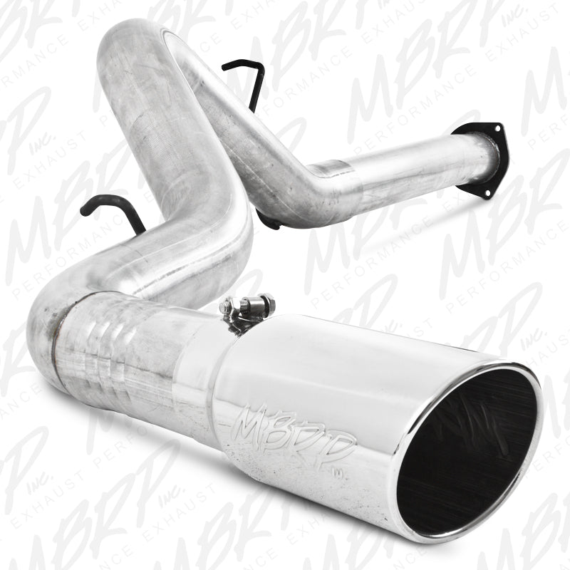 MBRP 2007 2010 Chevrolet GMC 2500 3500 Duramax 6.6L 4 Filter Back Single Side Turbo Down Pipe AL S6052AL