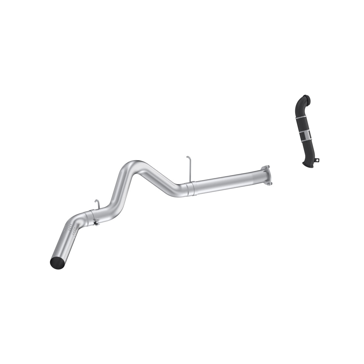 07-10 Chevrolet/GMC 2500/3500 EC/CC 6.6L Duramax, Armor Lite 4-Inch Filter-Back Single Side Exit, with Carb Approved Downpipe, MBRP
