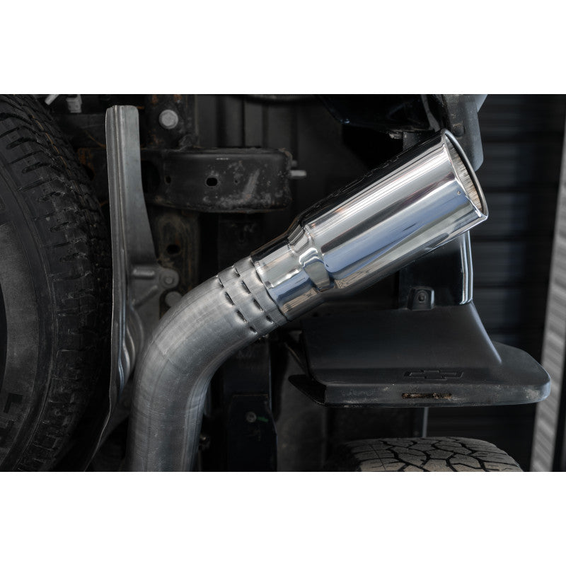 2020-2021 Chevy/GMC 2500/3500 T304 Stainless Steel 4 Inch Filter Back Single Side Exit Exhaust System MBRP