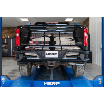 2020-2021 Chevy/GMC 2500/3500 T304 Stainless Steel 4 Inch Filter Back Single Side Exit Exhaust System MBRP