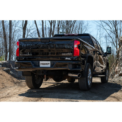 2020-2021 Chevy/GMC 2500/3500 T304 Stainless Steel 4 Inch Filter Back Single Side Exit Exhaust System MBRP