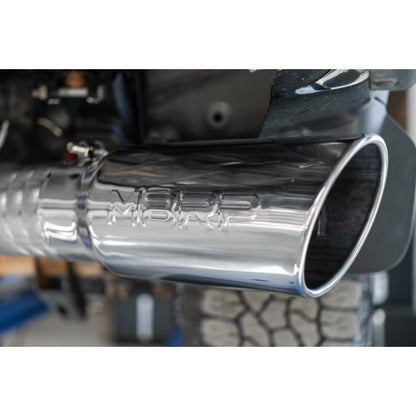 2020-2021 Chevy/GMC 2500/3500 Installer Series Aluminized Steel 4 Inch Filter Back Single Side Exit Exhaust System MBRP