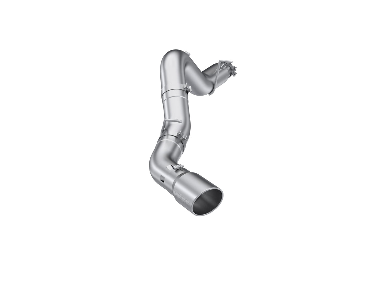2020-2023 Chevrolet/GMC 2500/3500 HD 6.6L Duramax EC/CC Armor Lite Aluminized Steel 5 Inch Filter Back Single Side Exit MBRP