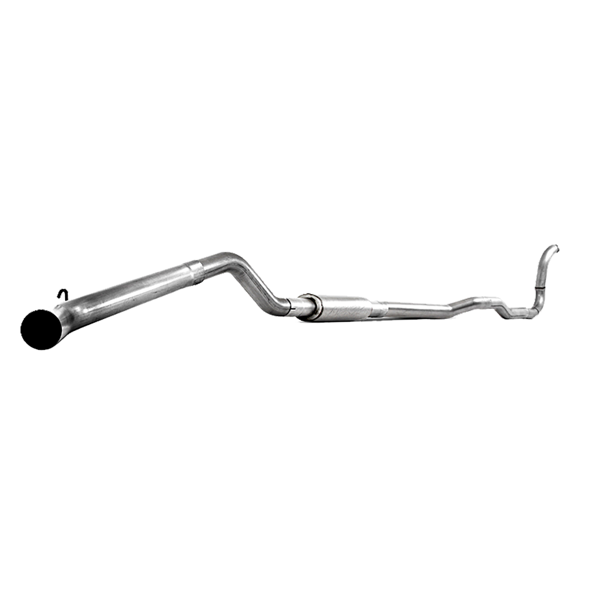 4 Inch Turbo Back Single Side 4WD Only No Muffler Aluminized Steel For 88-93 Dodge Ram D250/D350 Cummins MBRP