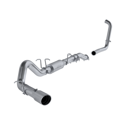 4 Inch Turbo Back Single Side Stock Cat Exit For 03-07 Ford F-250/350 6.0L Extended Cab/Crew Cab MBRP