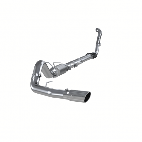 MBRP 1994 1997 Ford F-250 350 7.3L Powerstroke Aluminized Steel 4 Turbo Back Single Side Exit (3 downpipe) S6218AL