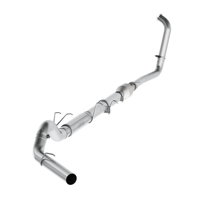 5 Inch Turbo Back Stock Cat Single Side Exit Aluminized Steel For 03-07 Ford F-250/350 6.0L, Extended Cab/Crew Cab MBRP