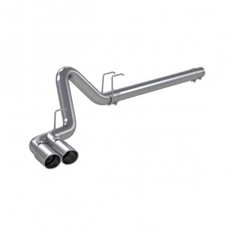 MBRP 2008 2010 Ford F-250 350 450 6.4L Powerstroke T409 Stainless Steel 4 Filter Back Dual Outlet Single Side S6243409