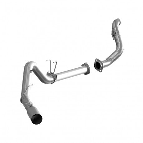 MBRP 2015 2016 Ford F-250 350 450 6.7 L - not cab chassis Aluminized Steel 4 Filter Back Single Side Exit Down Pipe S6286AL