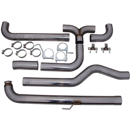 MBRP 2001 2007 Chevrolet GMC Duramax 4 Down Pipe Back Dual SMOKERS (incl. front pipe) T409 S8000409