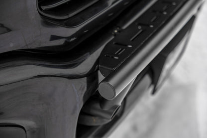 2019-Up Ram 2500 Black-Coated Bumper Light Mounting Bar MBRP