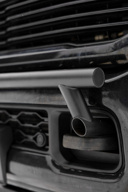 2019-Up Ram 2500 Black-Coated Bumper Light Mounting Bar MBRP