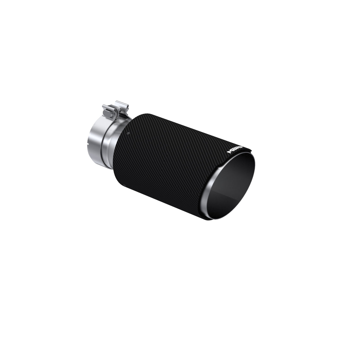 Universal Carbon Fiber 4-Inch Inlet 6-Inch OD 12-Inch Length Dual Wall Angle Cut MBRP