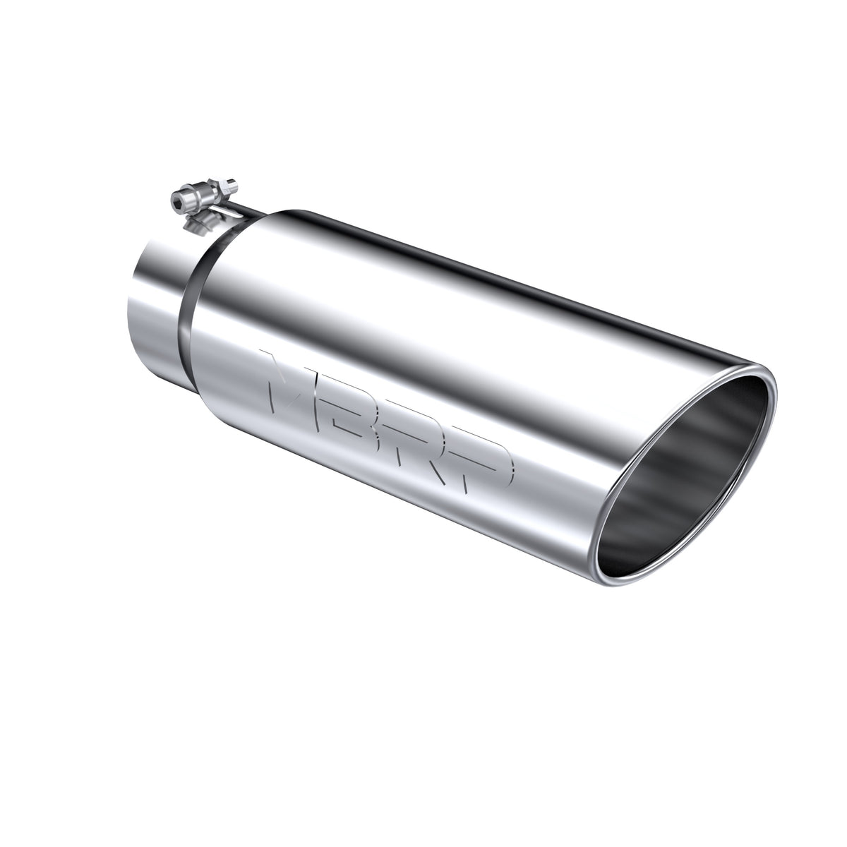 Exhaust Tip 6 Inch O.D. Angled Rolled End 5 Inch Inlet 18 Inch LengthMBRP
