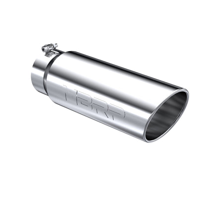 Exhaust Tip 6 Inch O.D. Angled Rolled End 5 Inch Inlet 18 Inch LengthMBRP