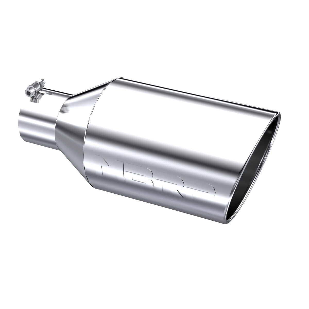 Exhaust Tip 8 Inch O.D. Rolled End 4 Inch Inlet 18 Inch Length MBRP
